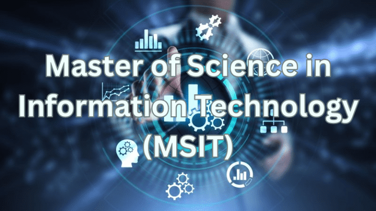 Master of Science in Information Technology (MSIT)